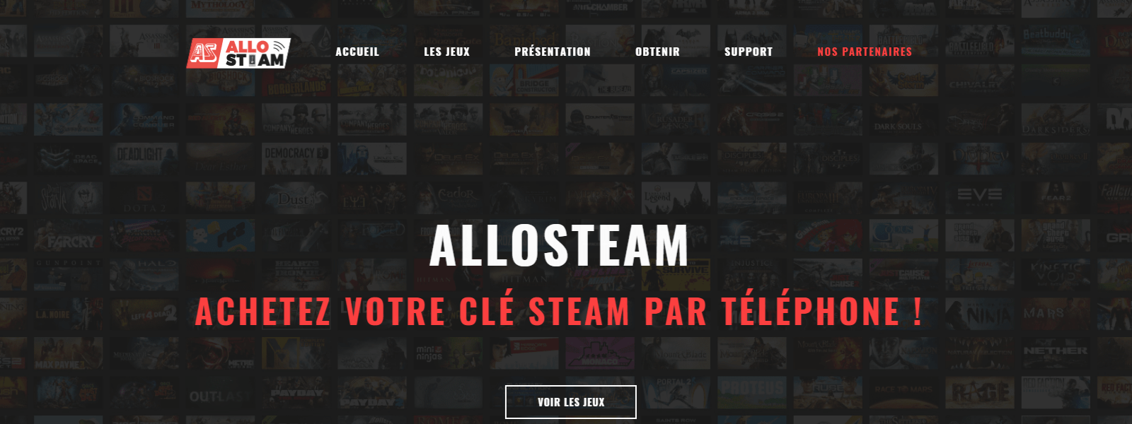 AlloSteam - projet réalisé par Agence web Nity Pro (Florian LEROY)