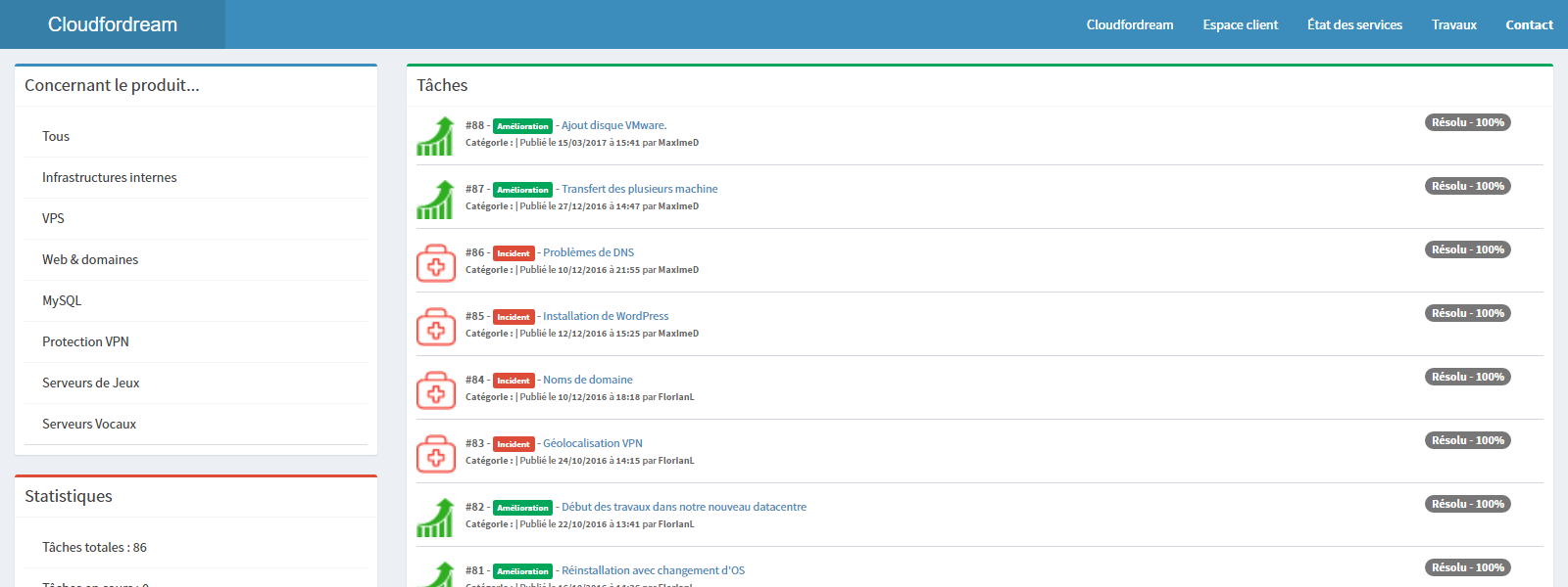 Cloudfordream Tasks - projet réalisé par Agence web Nity Pro (Florian LEROY)